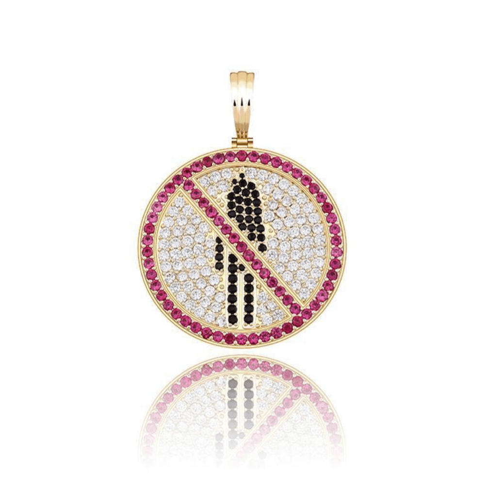 No Bystanders Pendant 14K - ICECI