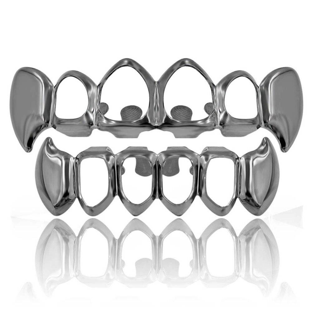 Open Face Vampire Fang Grillz 14K - ICECI