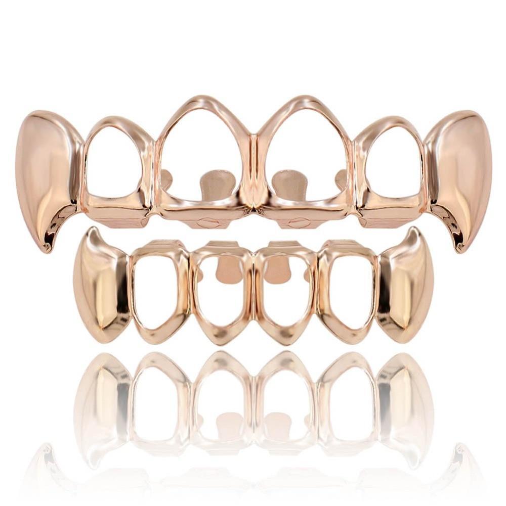 Open Face Vampire Fang Grillz 14K - ICECI