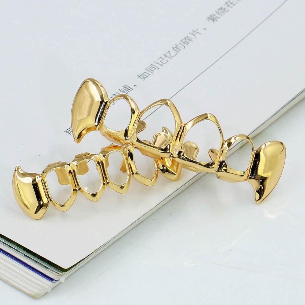 Open Face Vampire Fang Grillz 14K - ICECI