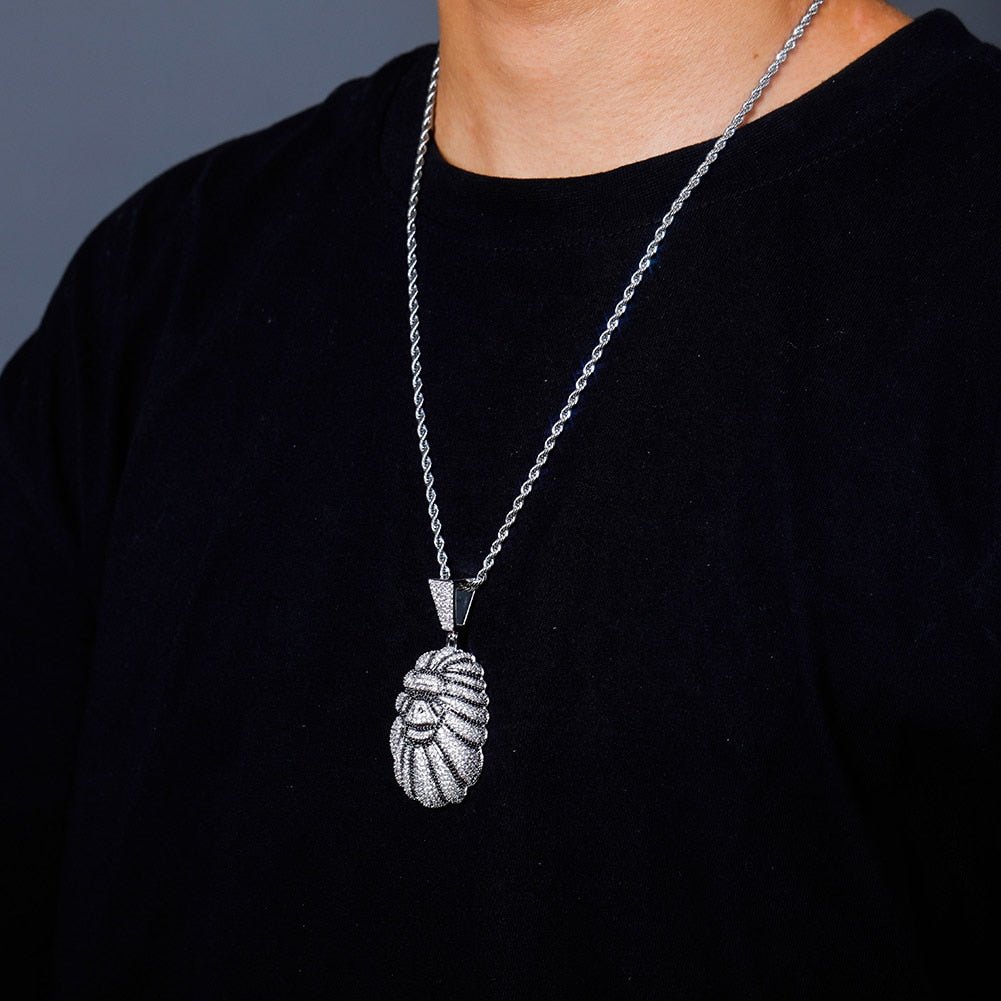 Orangutan Head Pendant 14K - ICECI