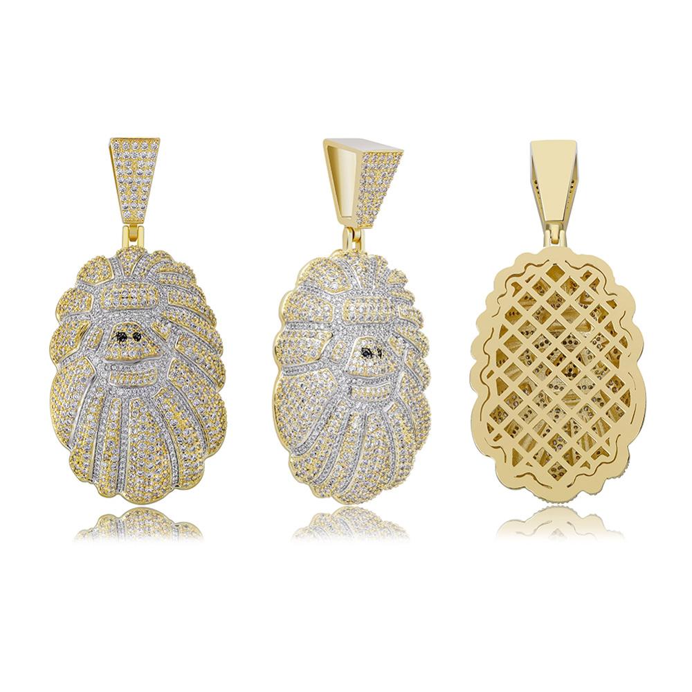 Orangutan Head Pendant 14K - ICECI