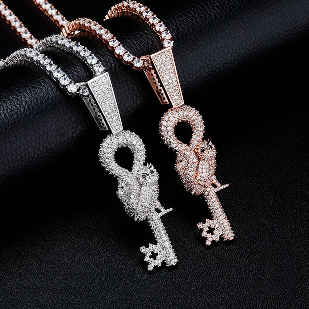 Owl Key Pendant 14K - ICECI