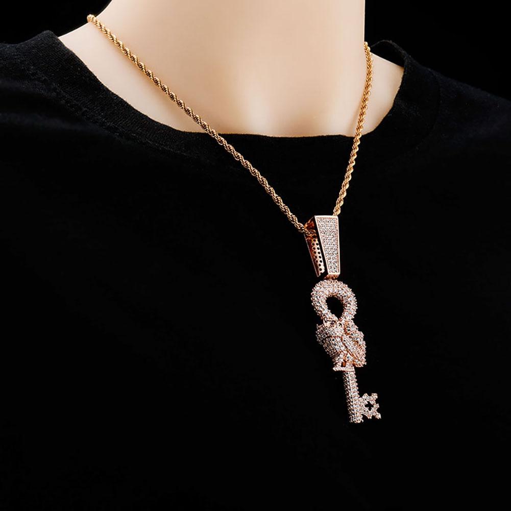 Owl Key Pendant 14K - ICECI