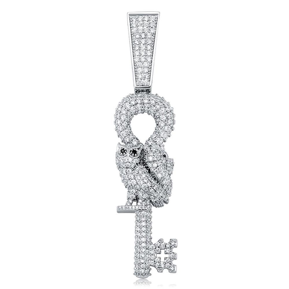 Owl Key Pendant 14K - ICECI