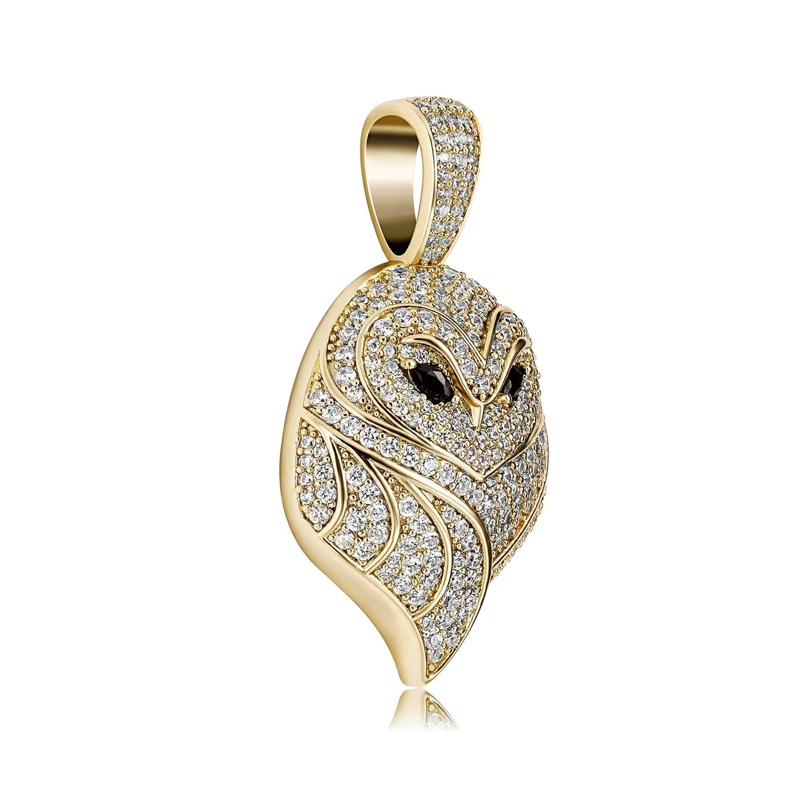 Owl Pendant 14K - ICECI