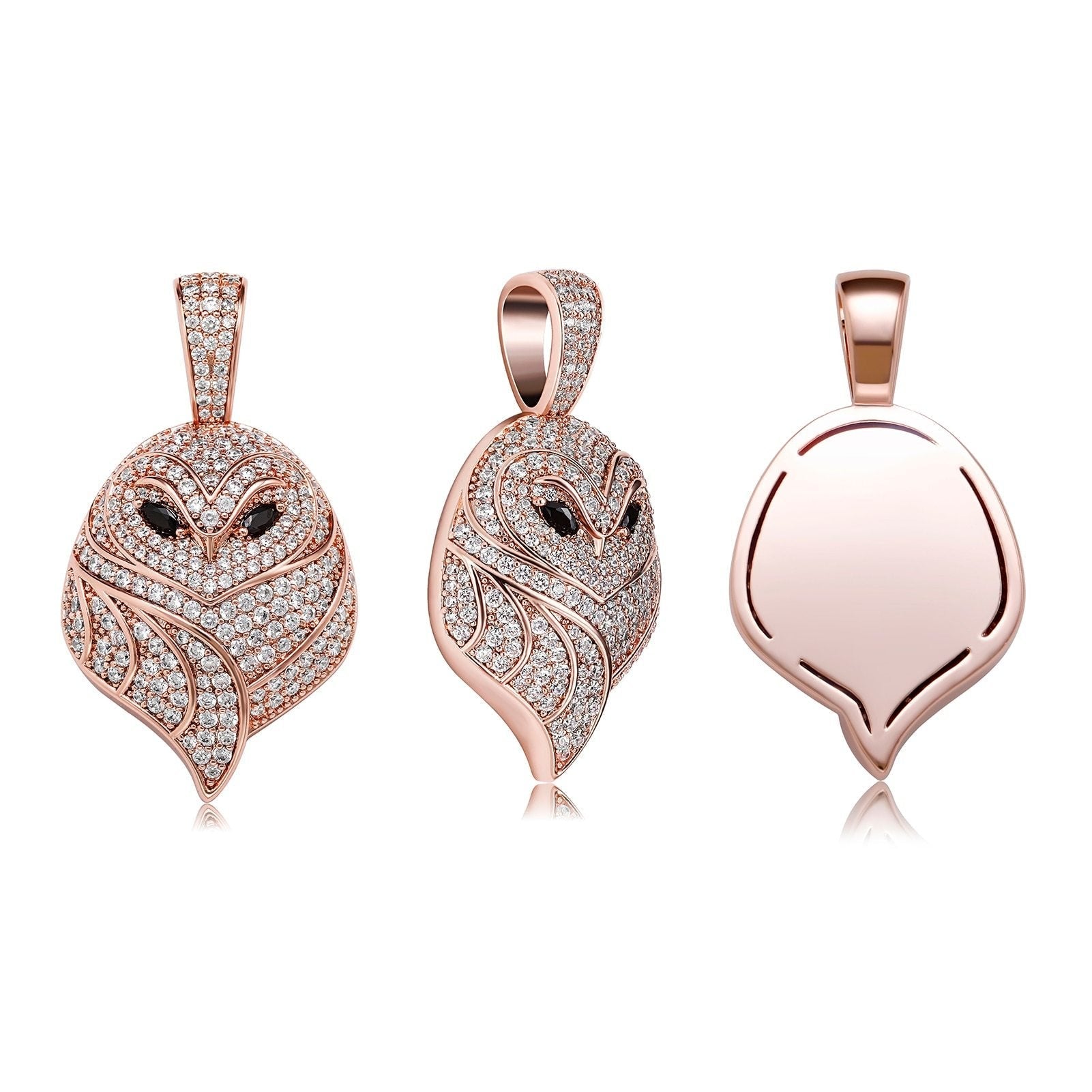 Owl Pendant 14K - ICECI