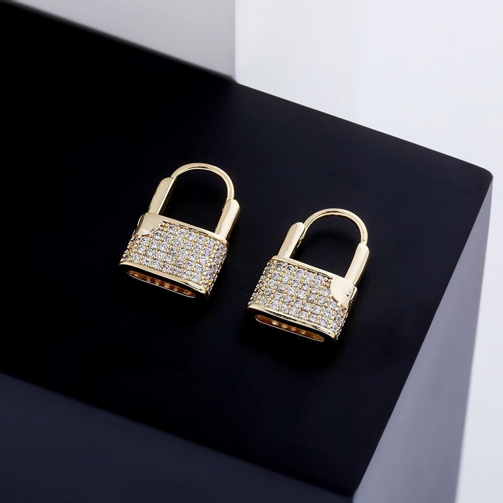 Padlock Earrings 14K - ICECI