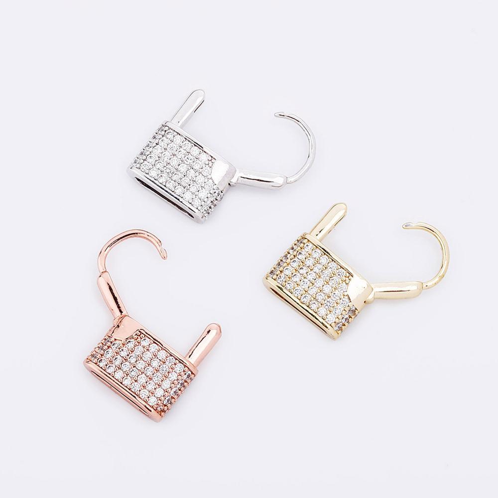 Padlock Earrings 14K - ICECI