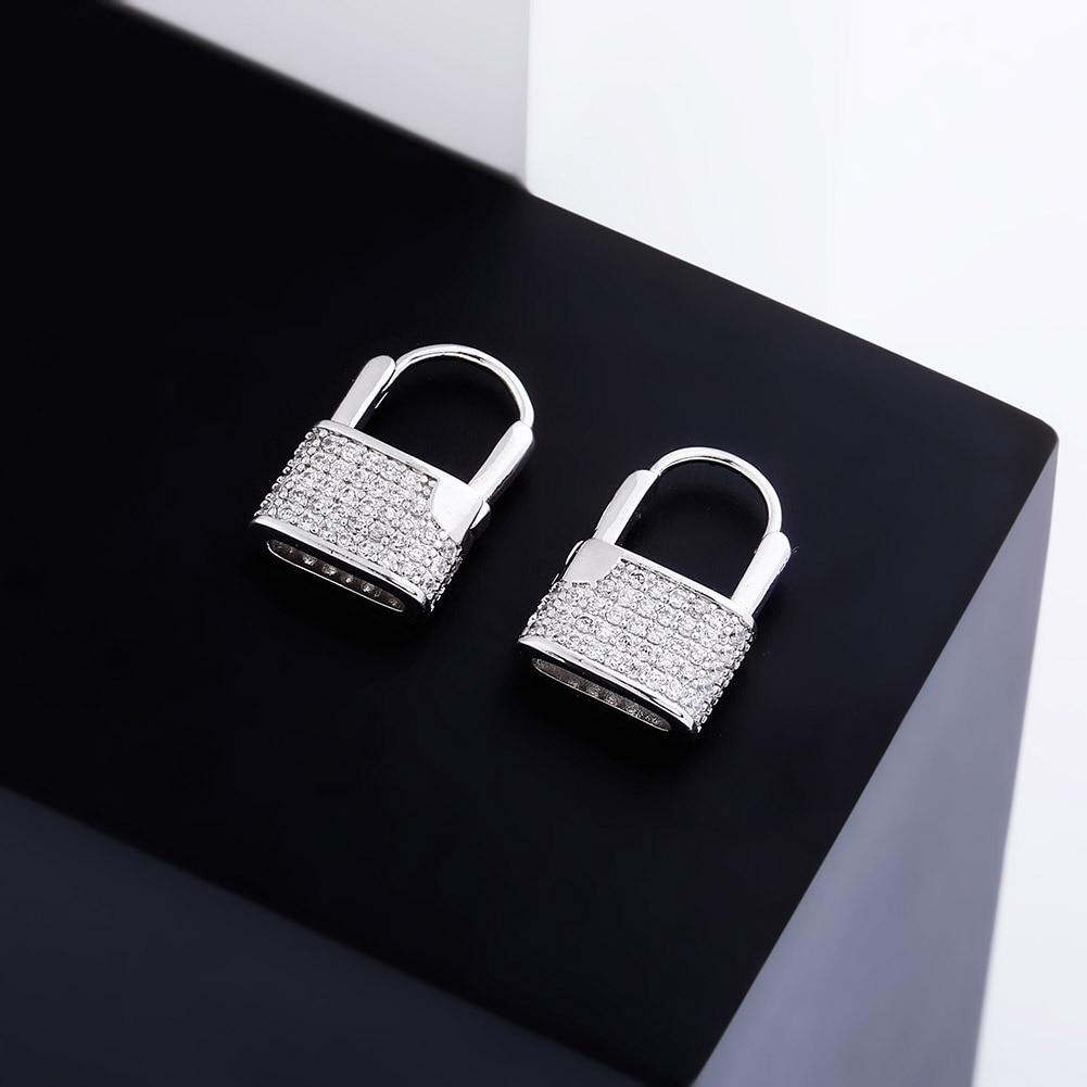 Padlock Earrings 14K - ICECI