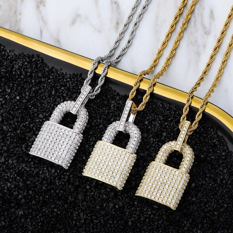 Padlock Pendant 14K - ICECI