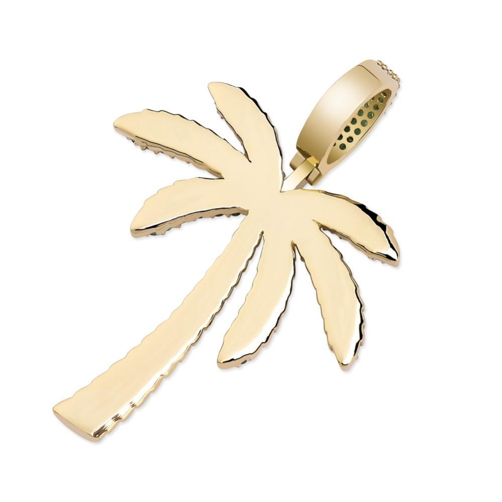 Palm Tree Pendant 14K - ICECI