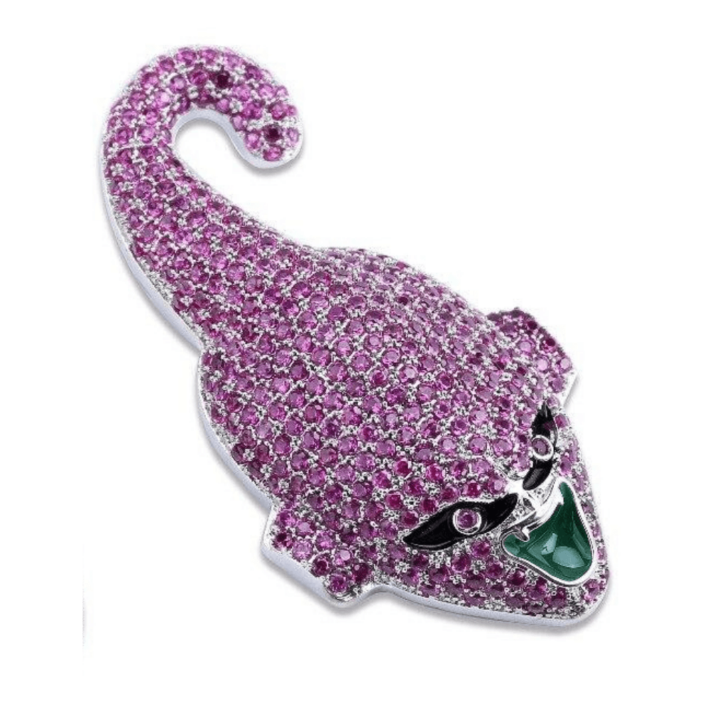 Pink Kid Demon Pendant 18K - ICECI