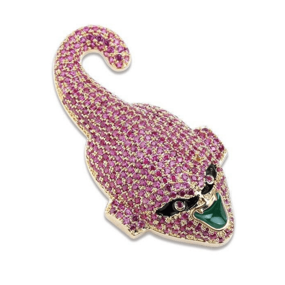 Pink Kid Demon Pendant 18K - ICECI