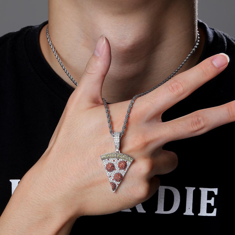 Pizza Pendant 18K - ICECI