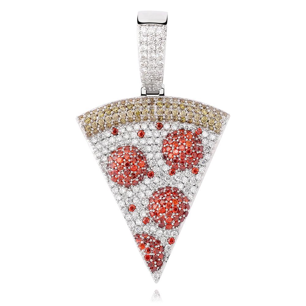 Pizza Pendant 18K - ICECI