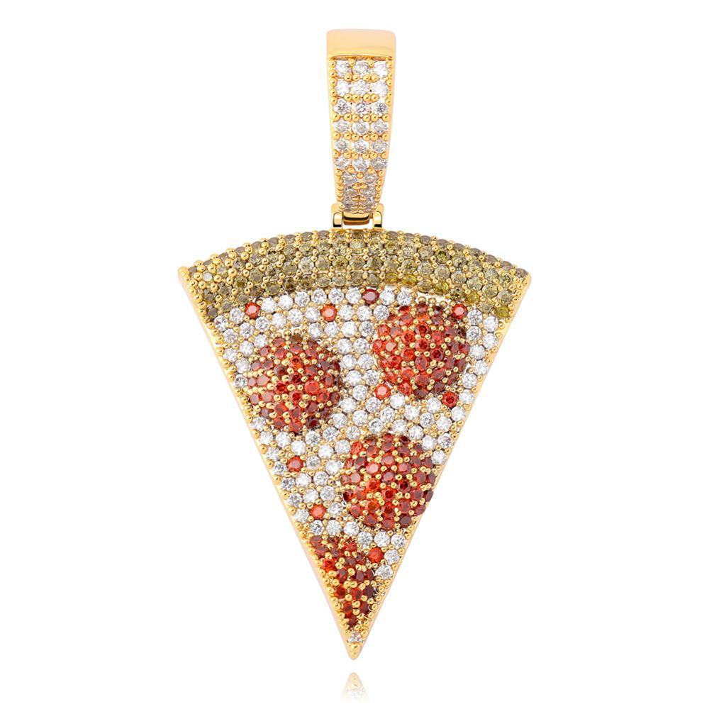 Pizza Pendant 18K - ICECI