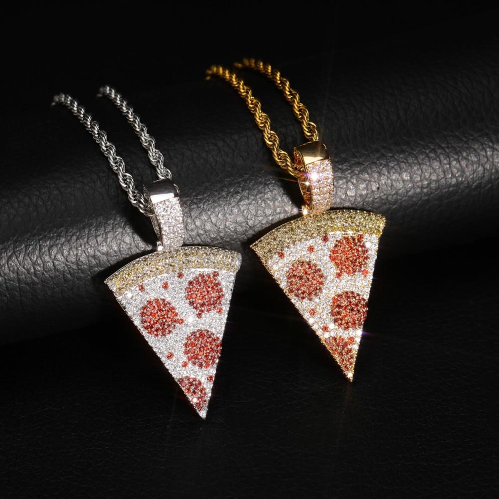 Pizza Pendant 18K - ICECI