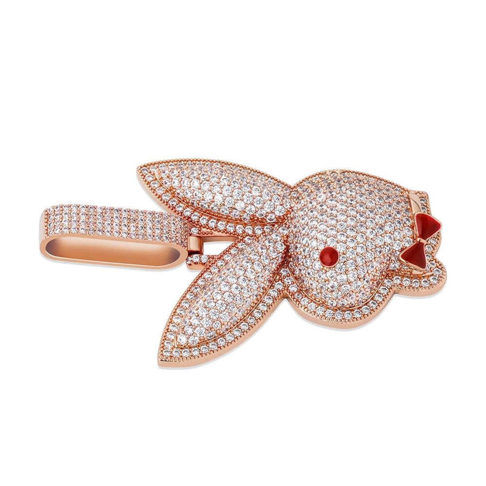 Play Bunny Pendant 14K - ICECI