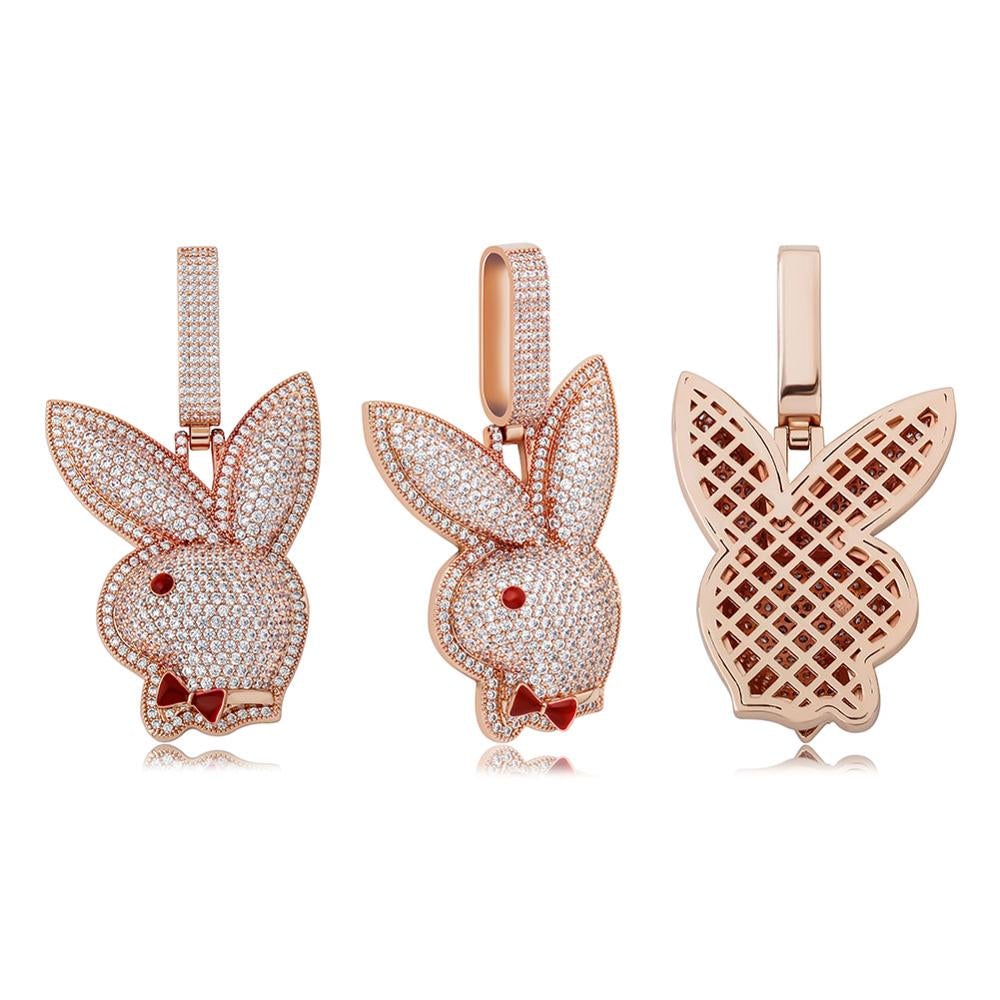 Play Bunny Pendant 14K - ICECI