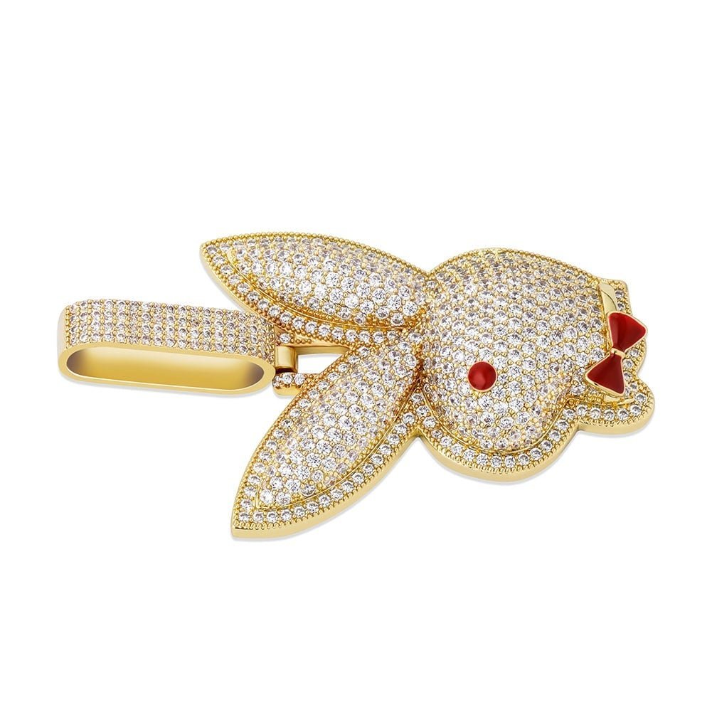 Play Bunny Pendant 14K - ICECI