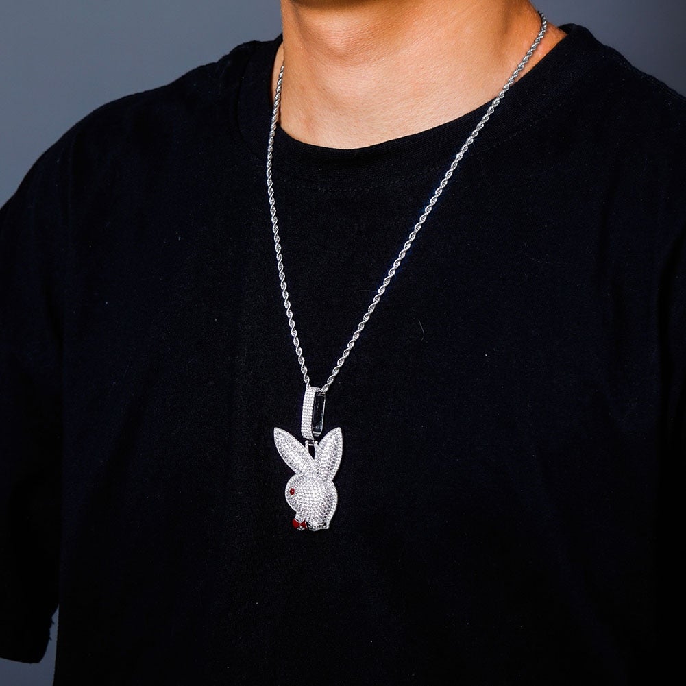 Play Bunny Pendant 14K - ICECI