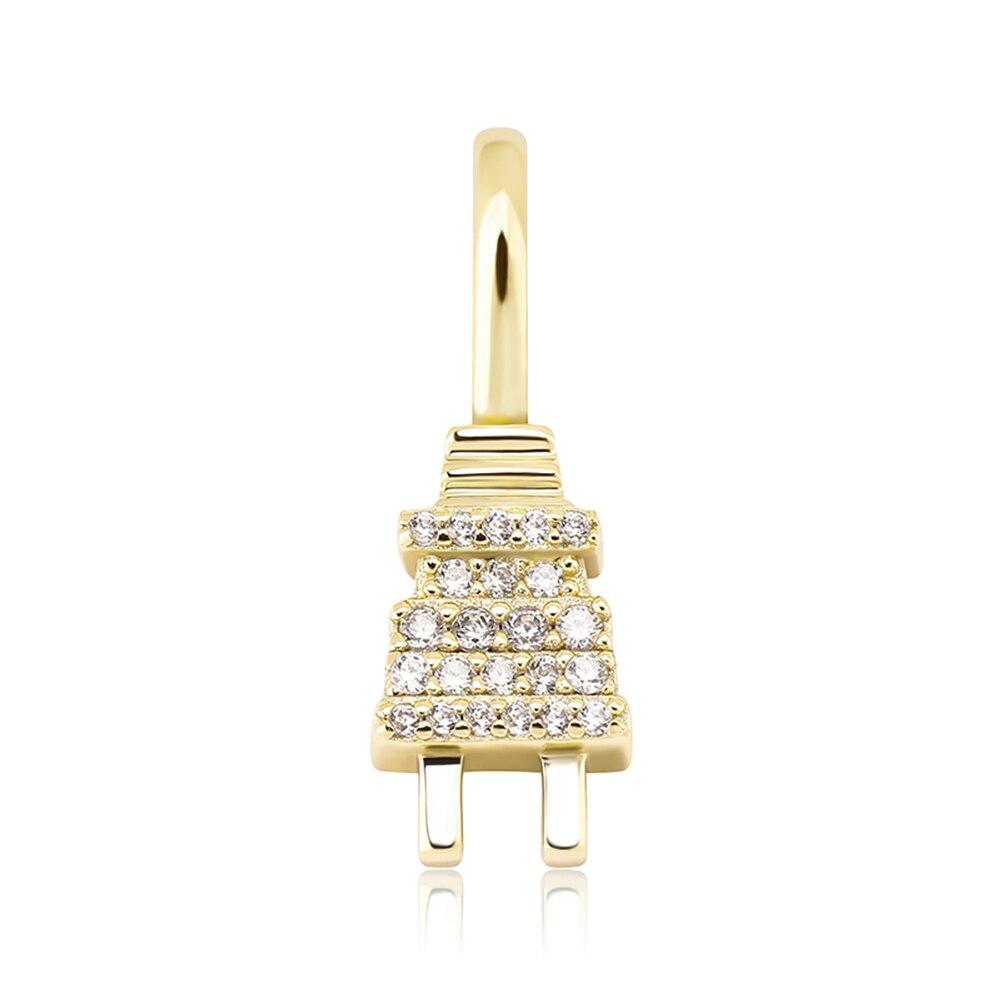 Plug Pendant 14K x Sterling Silver - ICECI