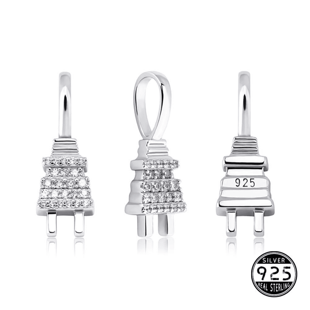 Plug Pendant 14K x Sterling Silver - ICECI