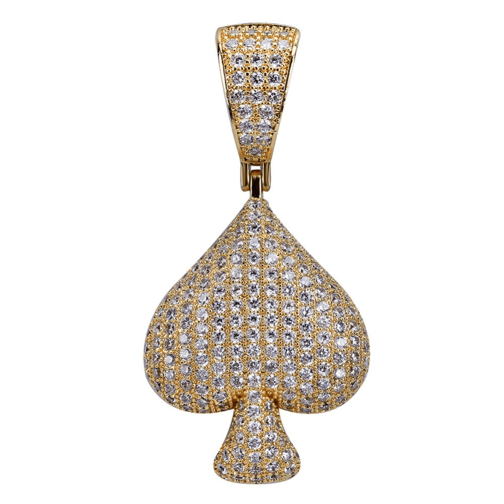 Poker Suits Pendant 18K - ICECI