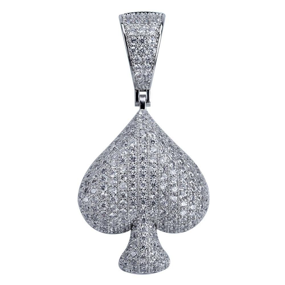 Poker Suits Pendant 18K - ICECI