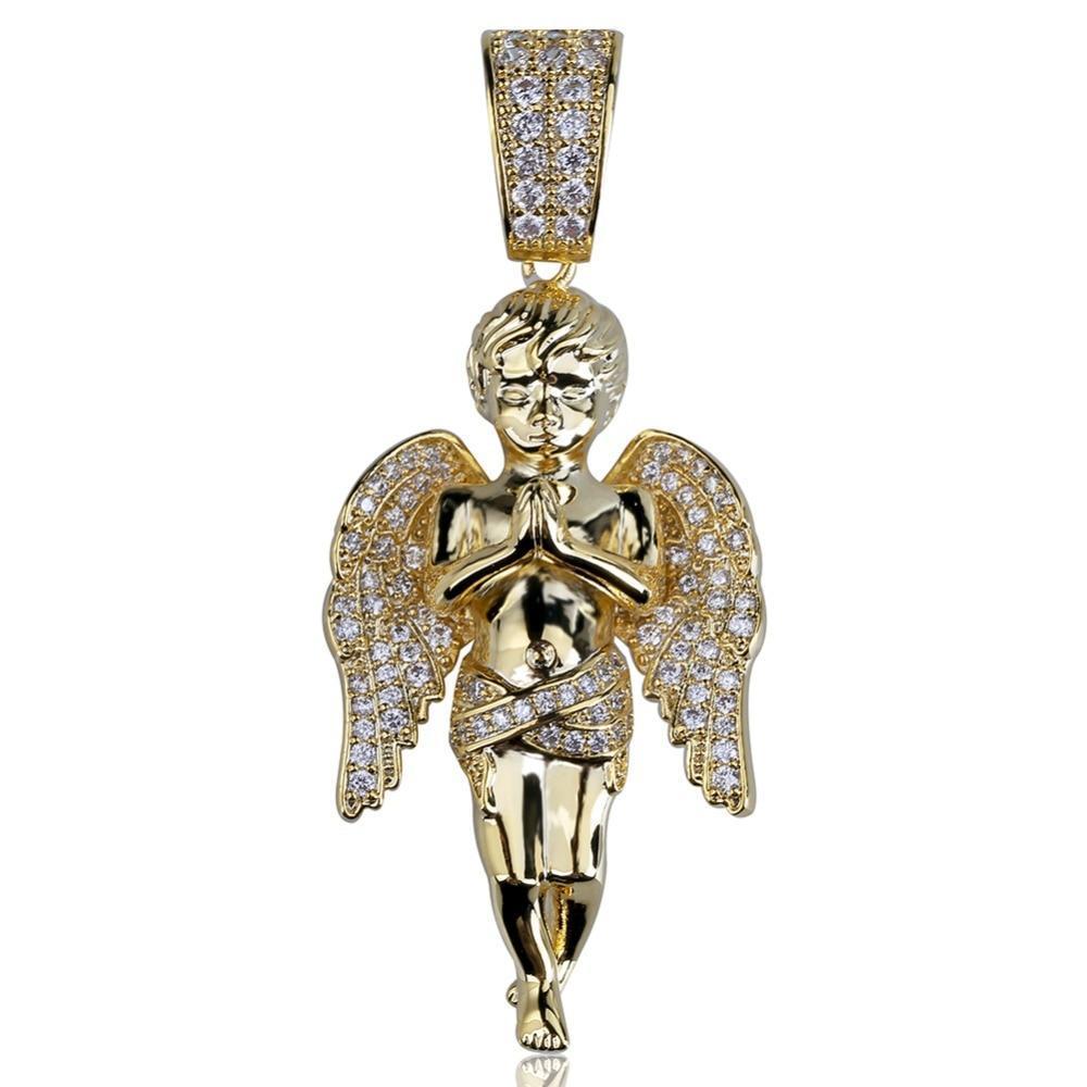 Praying Angel Pendant 18K - ICECI