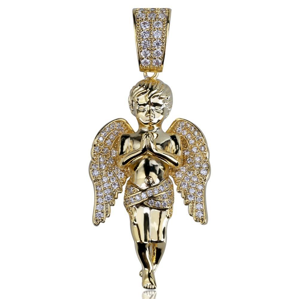 Praying Angel Pendant 18K - ICECI