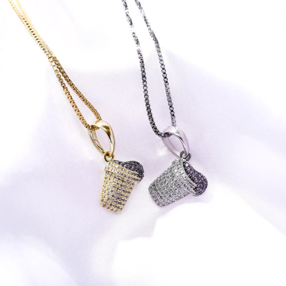 Purple Drank Pendant 14K x Sterling Silver - ICECI