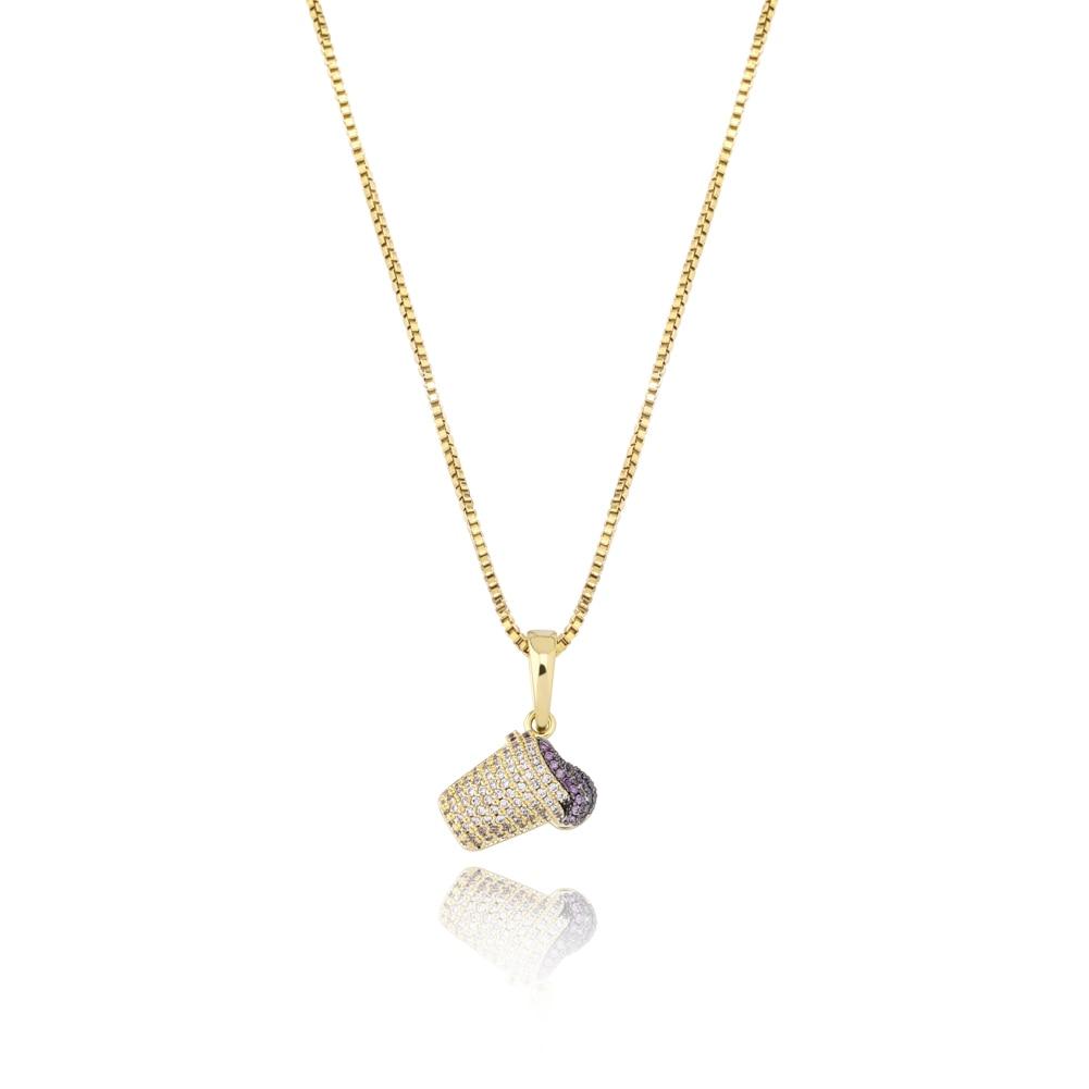 Purple Drank Pendant 14K x Sterling Silver - ICECI
