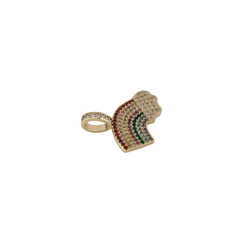 Rainbow Cloud Pendant 14K - ICECI