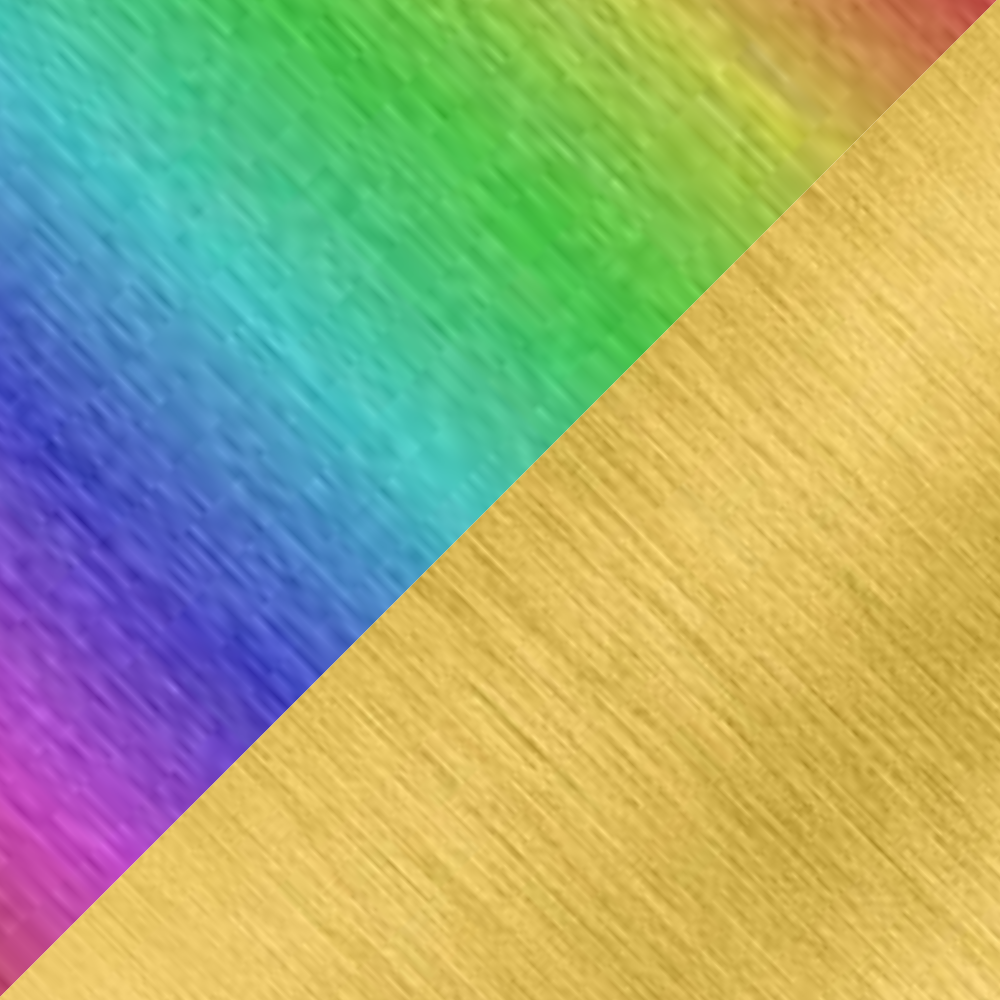 Rainbow / Yellow Gold