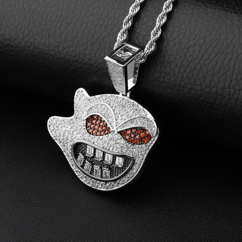 Red Eyes Spirit Pendant 14K - ICECI