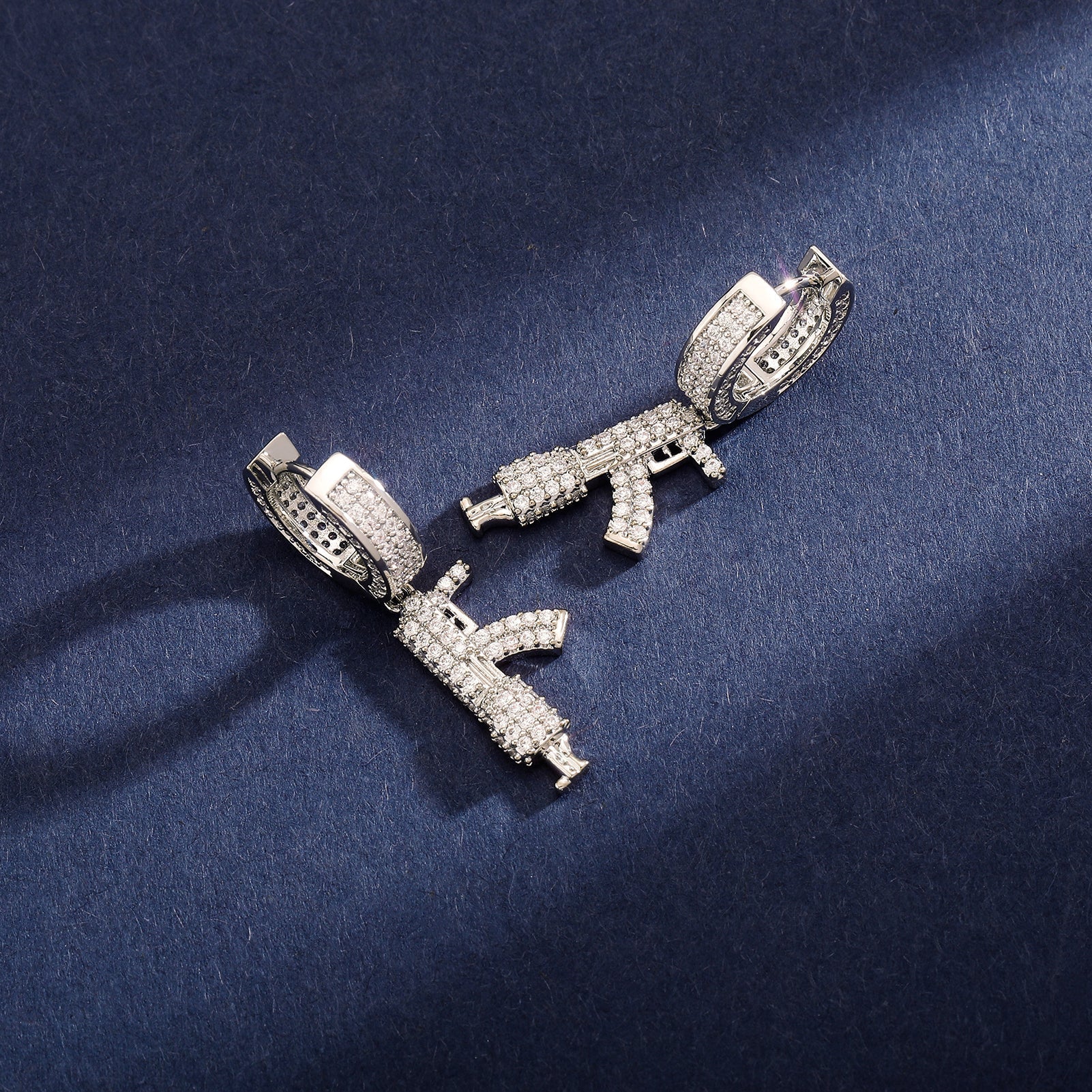 Rifle Drop Earrings 14K - ICECI