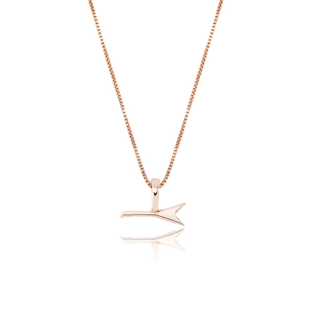 Rockstar Guitar Pendant 14K x Sterling Silver - ICECI