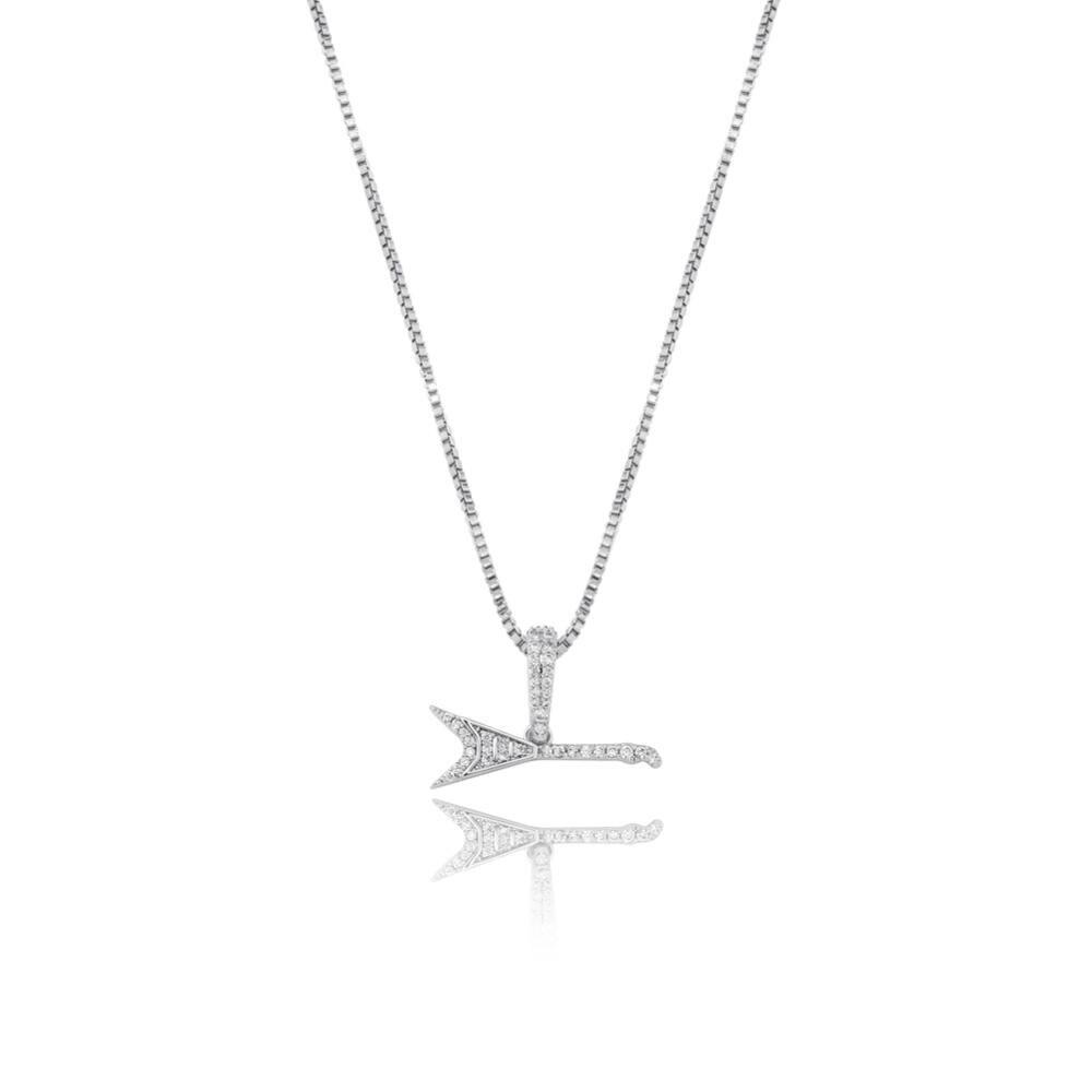 Rockstar Guitar Pendant 14K x Sterling Silver - ICECI