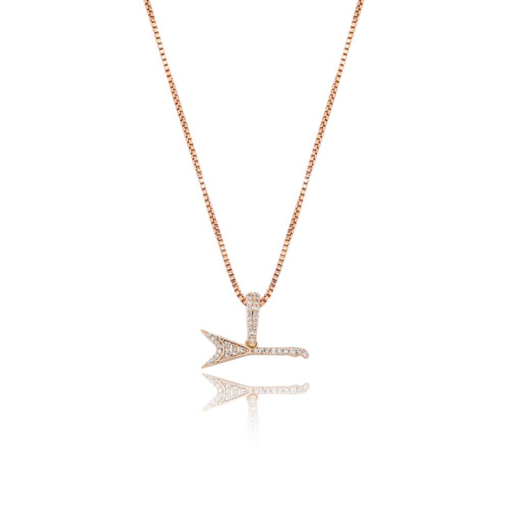Rockstar Guitar Pendant 14K x Sterling Silver - ICECI