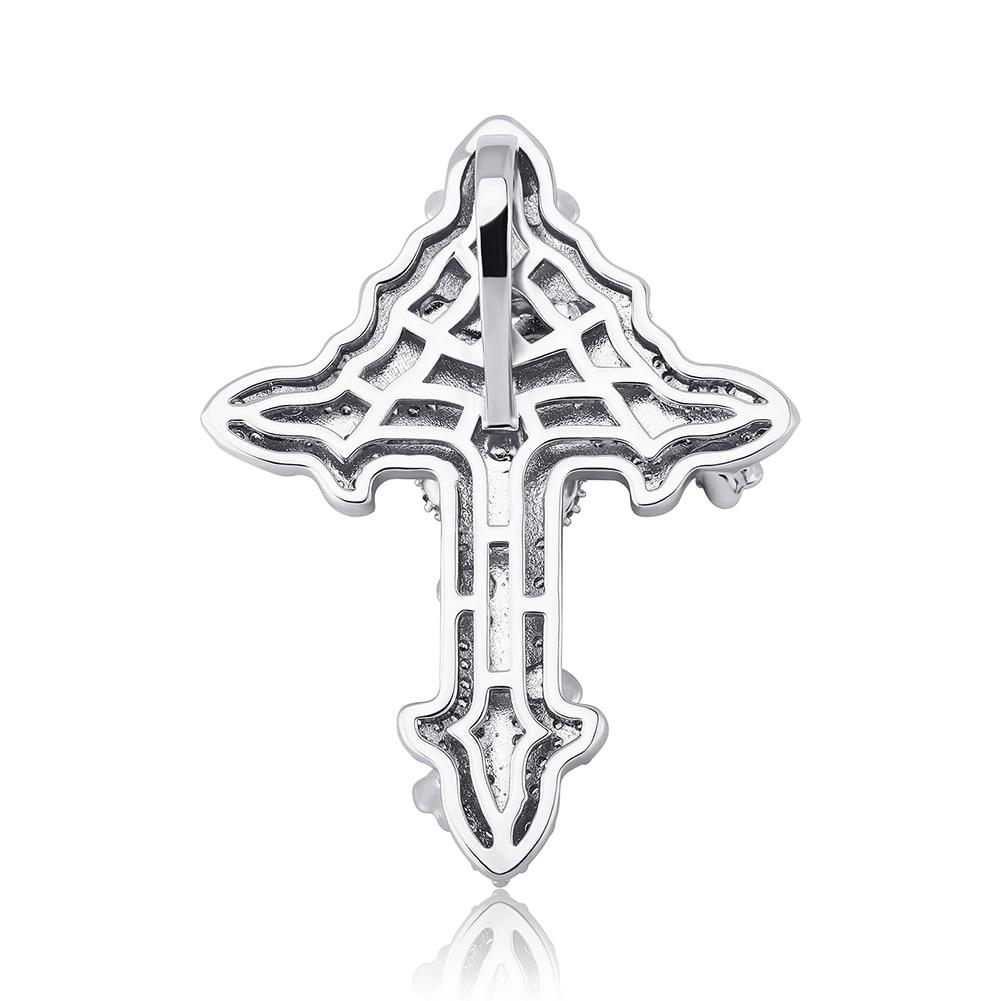 Rose Cross Pendant 14K - ICECI