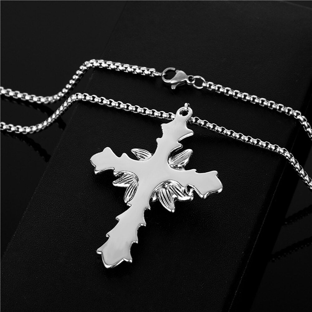 Rose Cross Pendant - ICECI