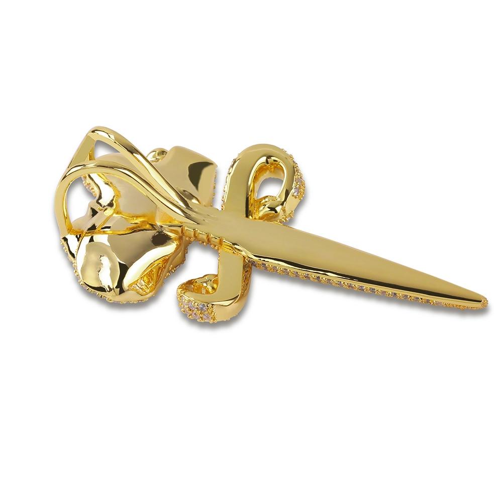 Rose Dagger Pendant 14K - ICECI