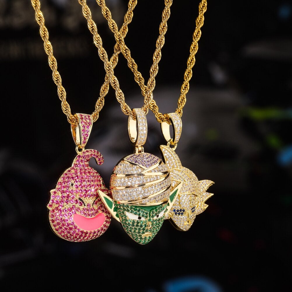 Saiyan Monkey King Pendant 18K - ICECI