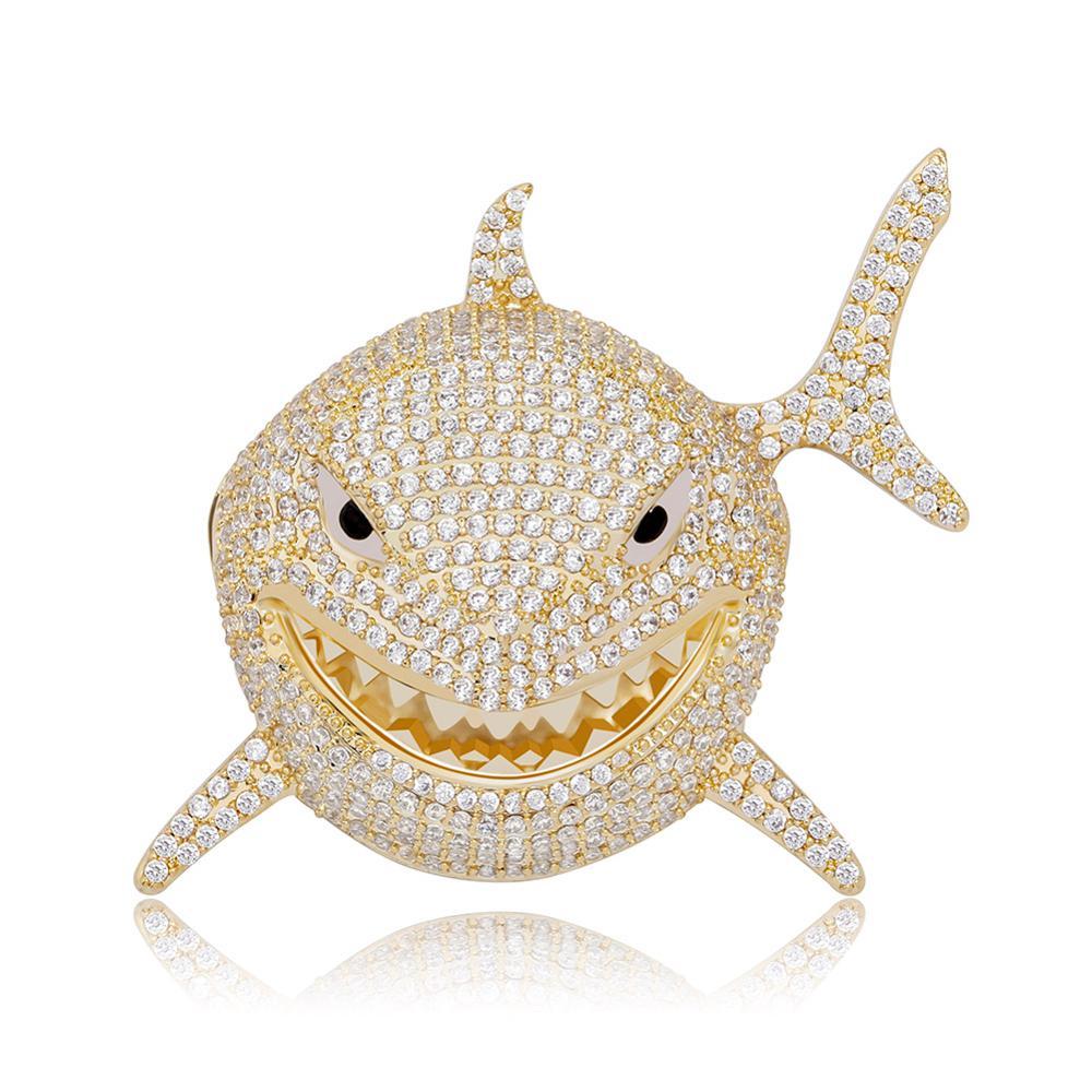 Shark Pendant 14K - ICECI