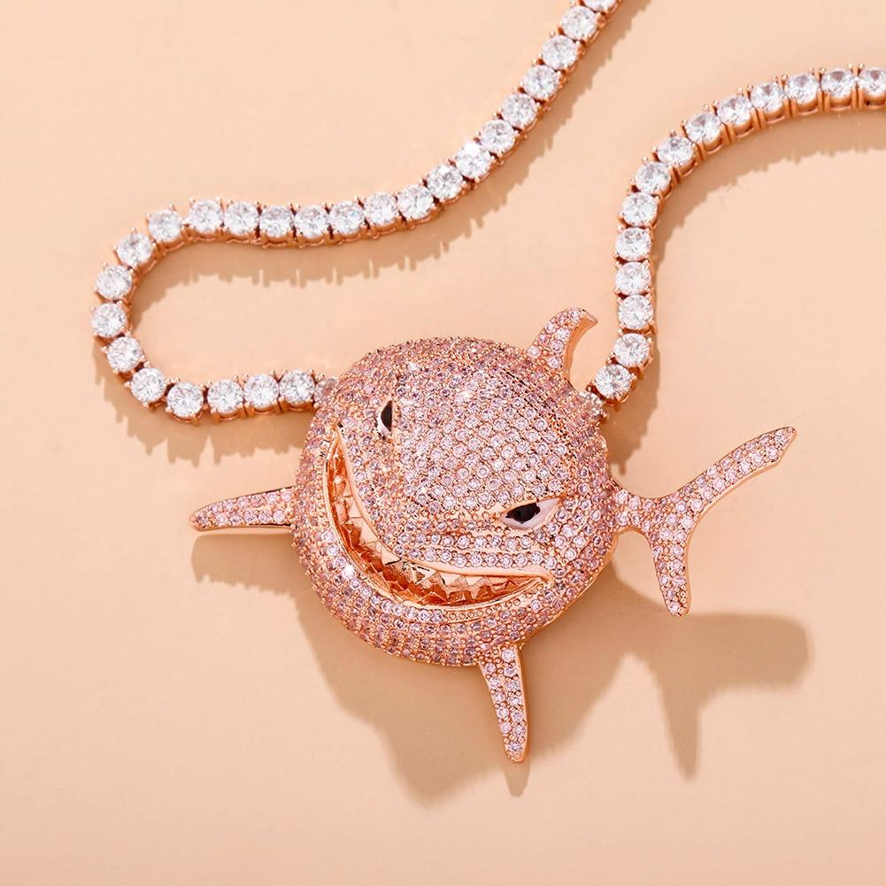 Shark Pendant 14K - ICECI