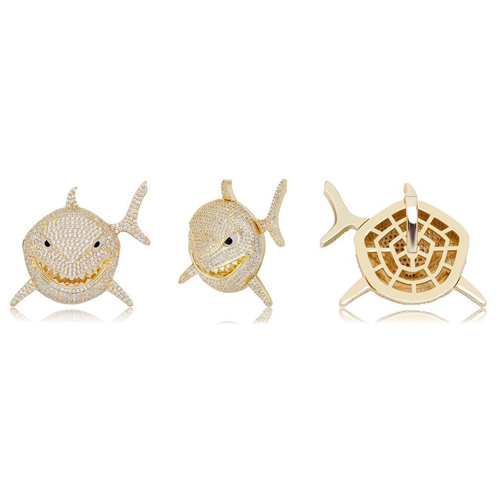 Shark Pendant 14K - ICECI