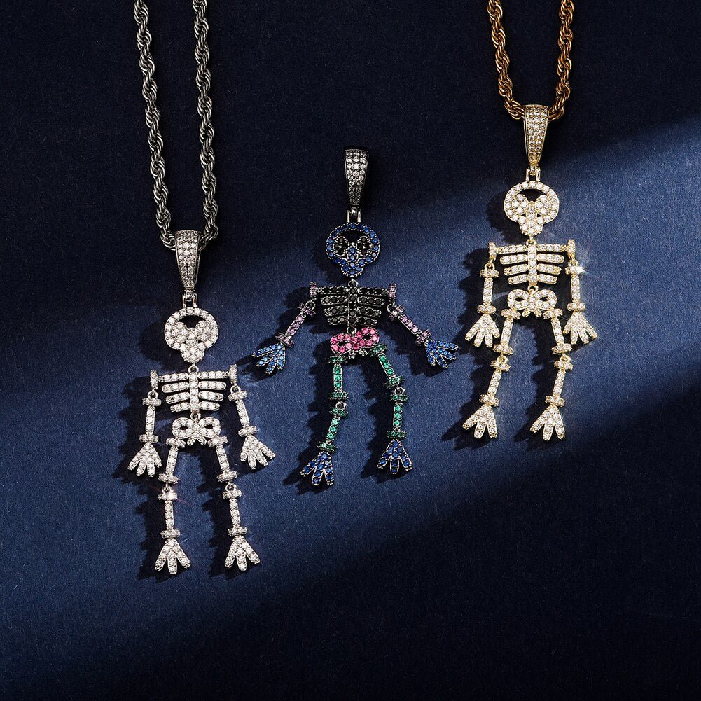 Skeleton Pendant 14K - ICECI