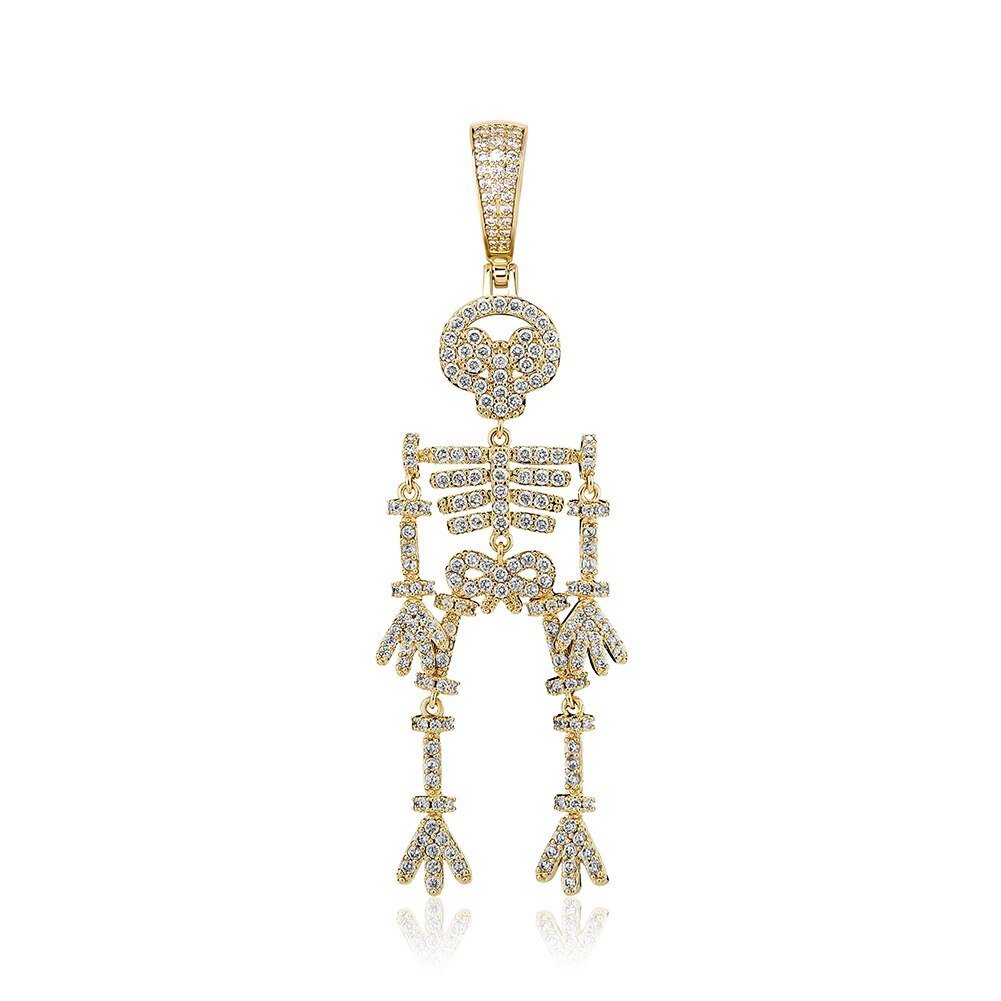 Skeleton Pendant 14K - ICECI